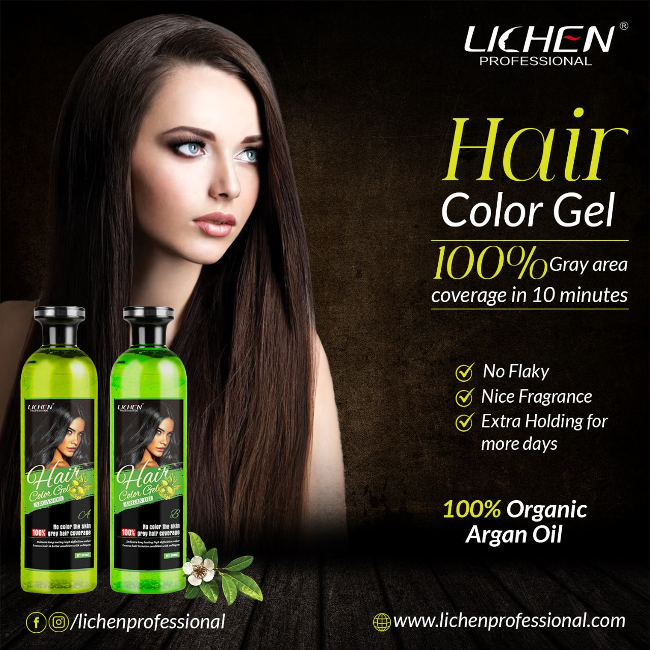 Lichen Professional's Hair Color Gel: Salon-Quality Results from the Comfort of Home