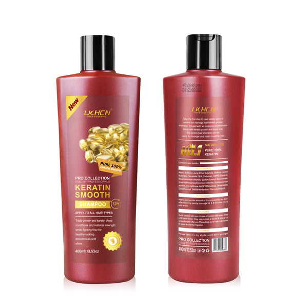 Lichen Keratin Smooth Hair Shampoo (400 ml)