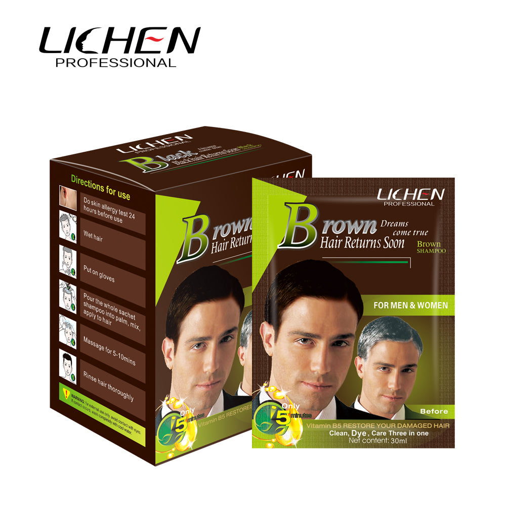 HAIR COLOR SHAMPOO (SACHET PACKAGING)