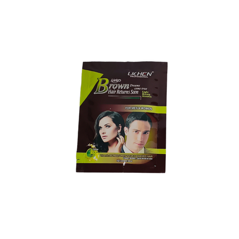 HAIR COLOR SHAMPOO (SACHET PACKAGING)