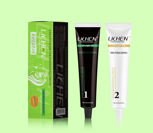 Keratin Hair Straightening Cream (Green)