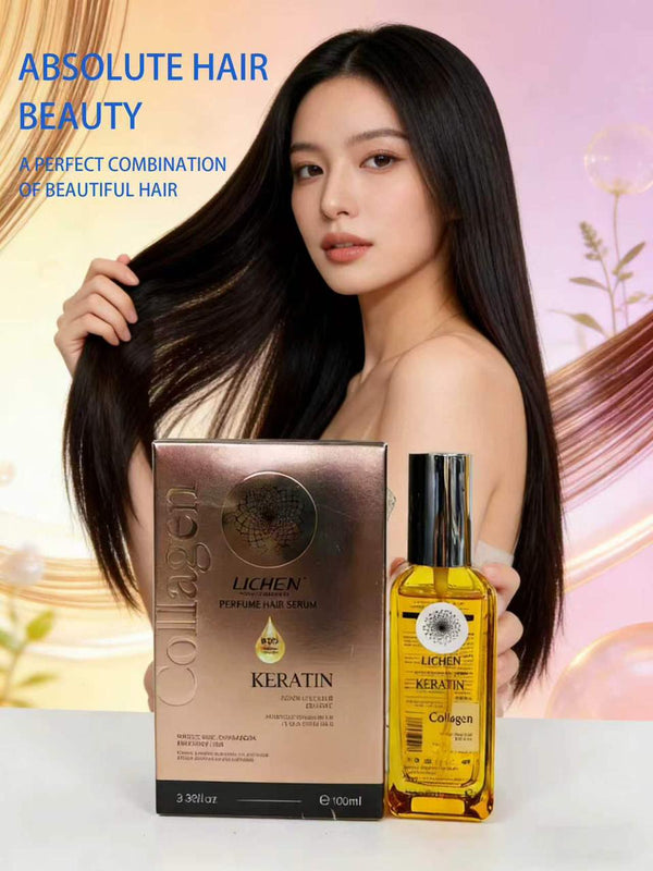 Lichen Keratin Hair Serum – Smooth & Repair Formula (100ml)