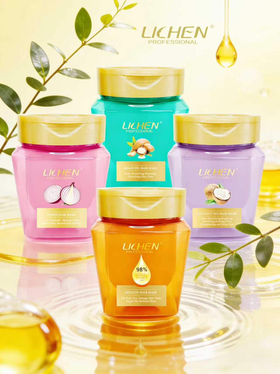 Lichen Hair Mask – Deep Repair & Intensive Nourishment Treatment (450ml)