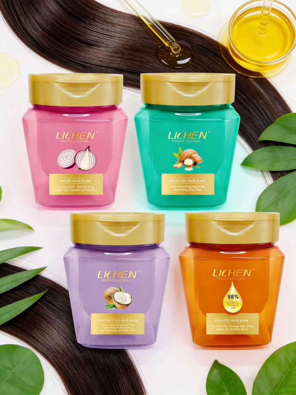 Lichen Hair Mask – Deep Repair & Intensive Nourishment Treatment (450ml)