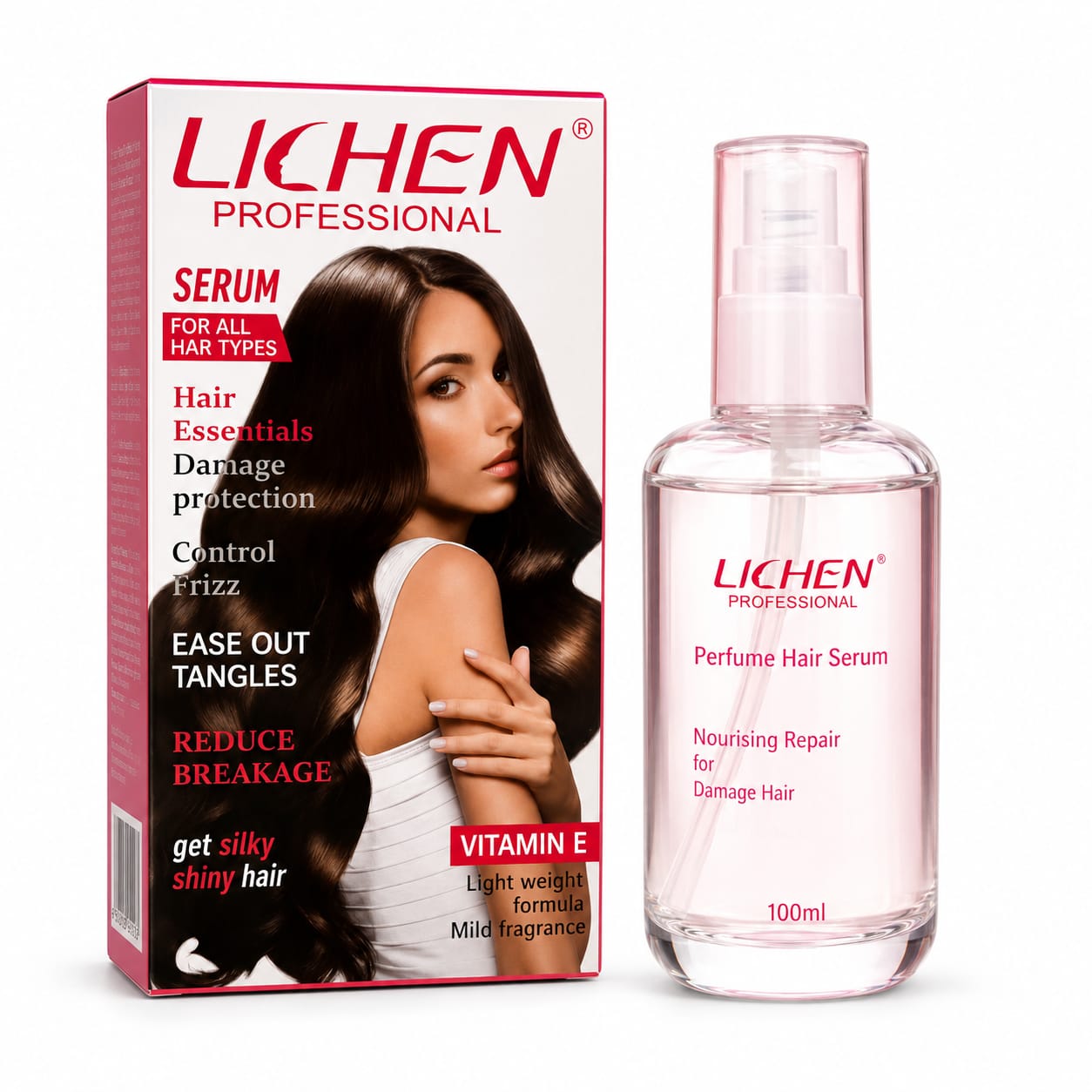 Lichen Vitamin E Hair Serum – Nourishing & Shine Boost Formula (100ml)