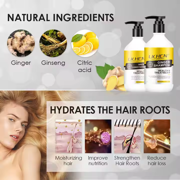 Organic Lichen Ginger Shampoo (500ml)